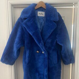 Max Mara Teddy Coat - Blue